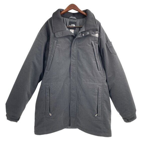 The North Face Other - The North Face Black Ribbed Winter Parka Coat Mens Size Large Collar Gorpcore